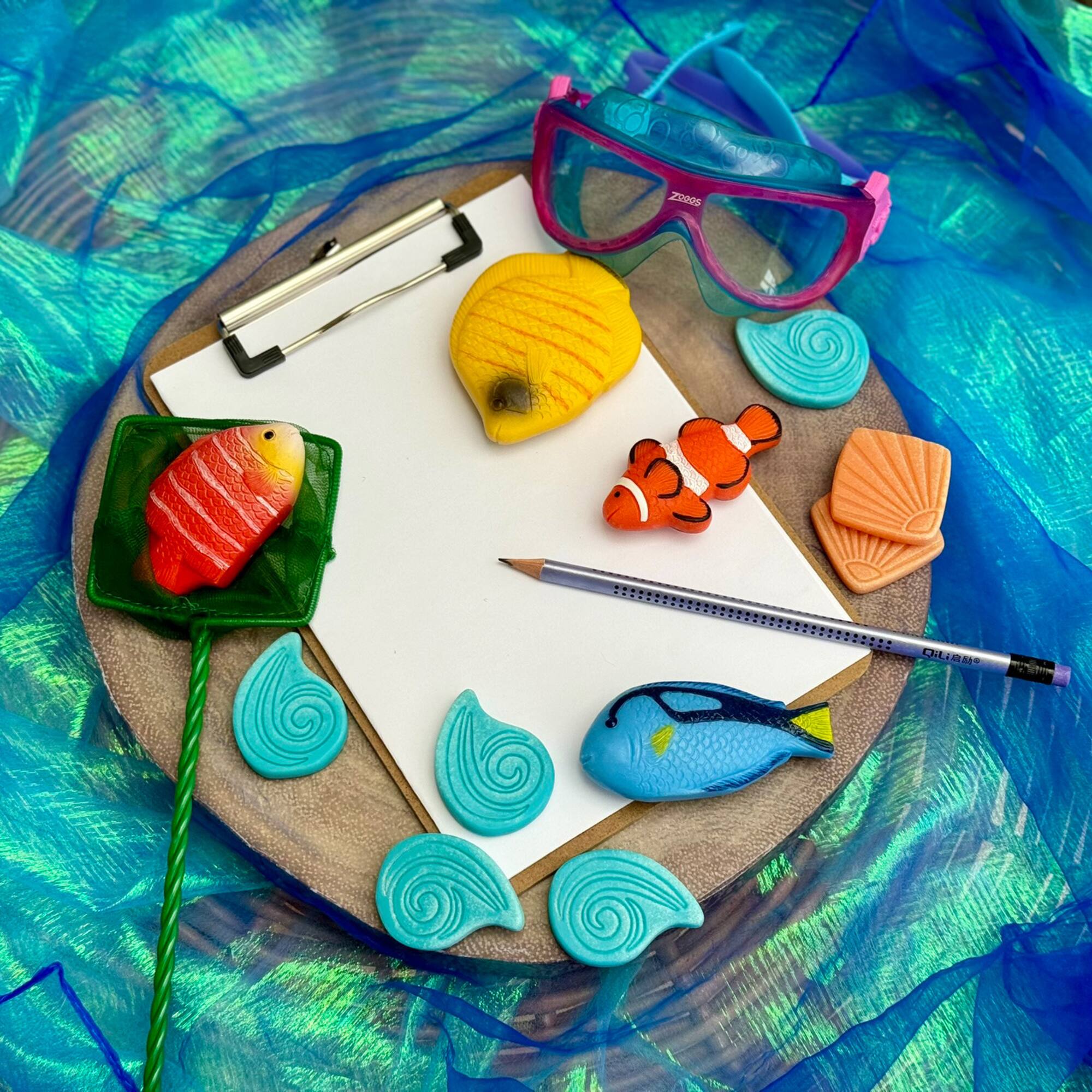Yellow Door Fish Sensory Play Stones Set